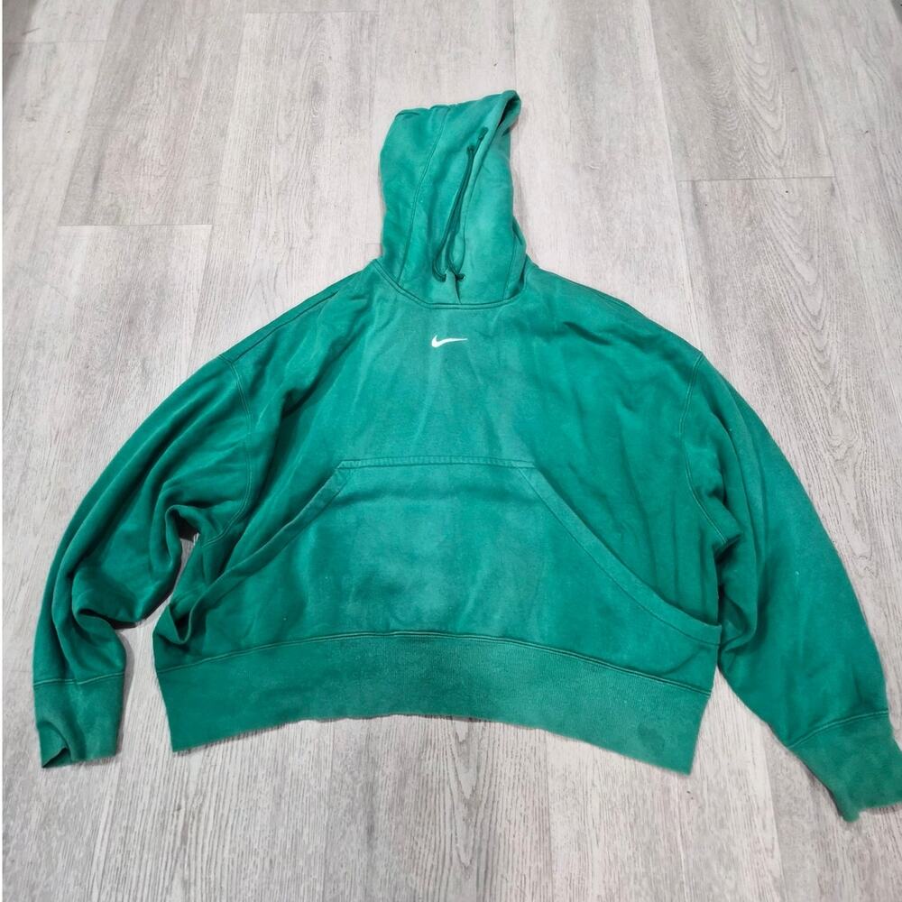 Nike Oversized Y2K Rare Emerald Green Pullover Size M